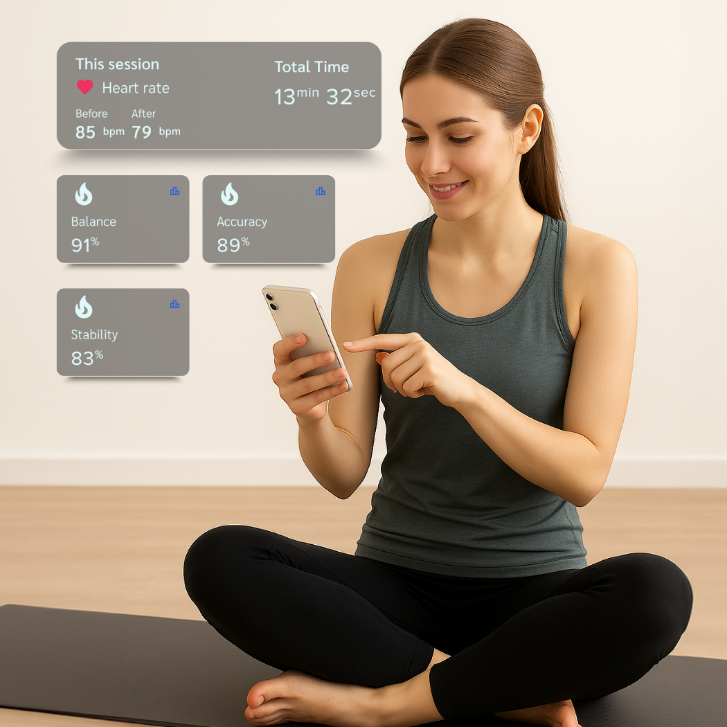 yoga mat posture correction